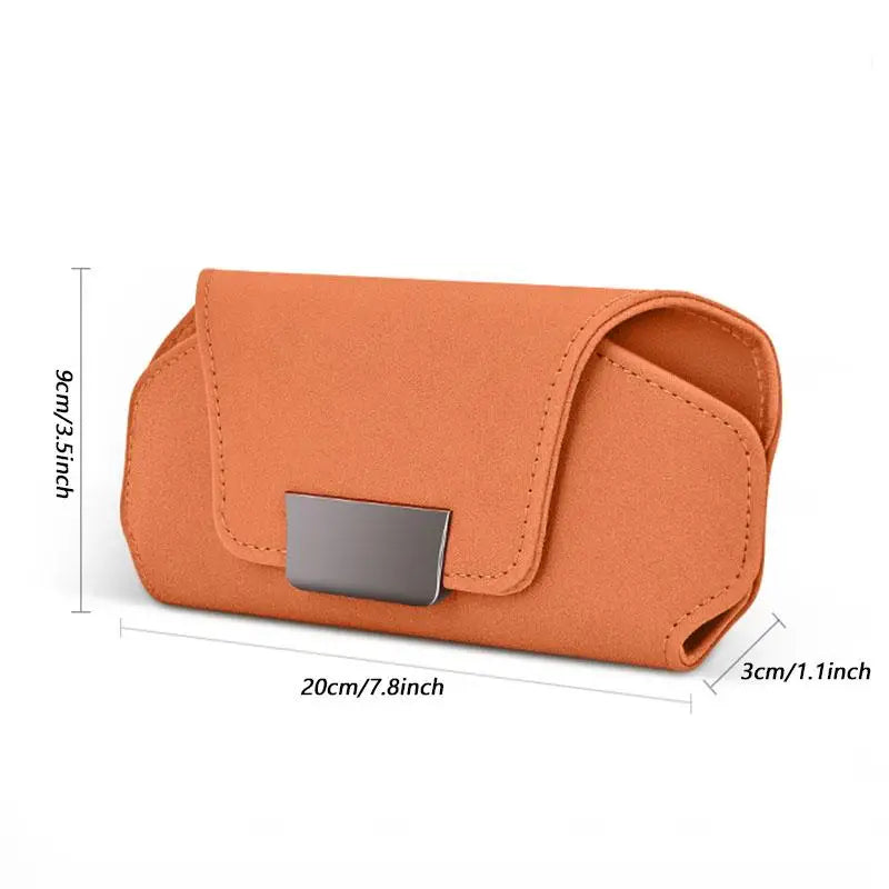 Universal Car Sunshade Sunglasses Organizer  Damage-Free Installation Interior Sunscreen Holder  Scratch-Resistant Sunglass Stor