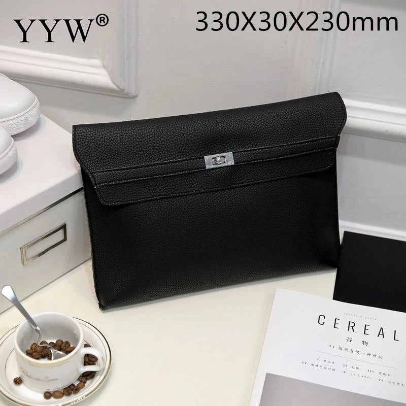 New Leather Envelope Clutch Bag Large Capacity Designer Clutch bolso acrilico mujer Party Handbags for Women Formal Evening Bag