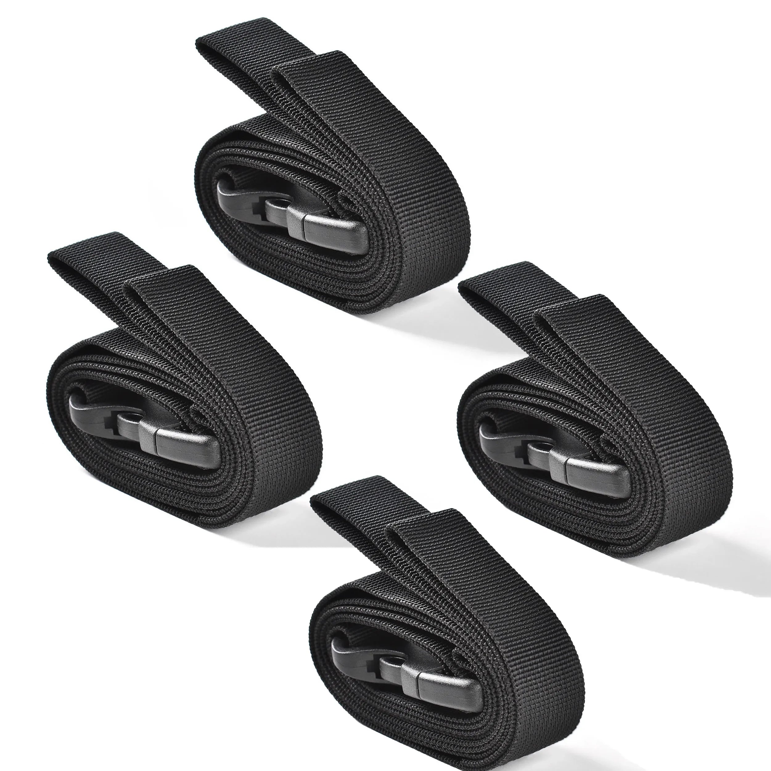 2/4Pcs Outdoor Travel Tied Belt Durable Nylon Cargo Tie Down Luggage Lash Belts Strap Camping Hiking Cargo Storage Straps Buckle