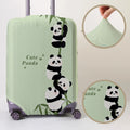 Panda pattern luggage protection cover, suitable for 18-32 inch luggage covers, luggage handle gloves, travel accessories