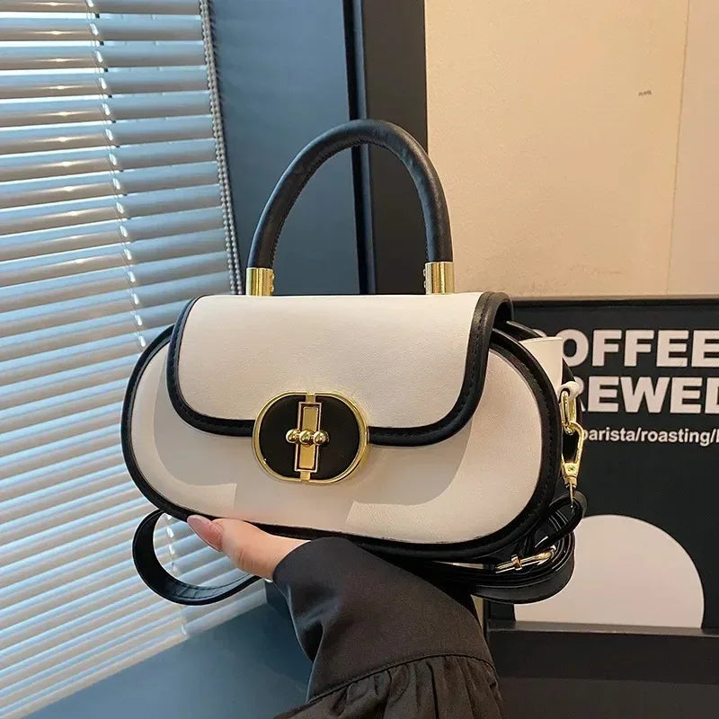 High Quality Niche Design Bag New Fashionable and Versatile Apple Lock Crossbody Bag Stylish Handbag