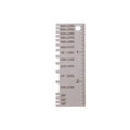 Welding Inspection Wire Gauge 0-36 Round AWG SWG Wire Gauge Thickness Ruler Gauge Diameter Stainless Steel Measurer Tool