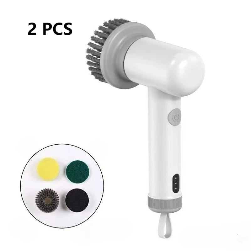 Electric Spin Scrubber, Power Cleaning Brush with 3 Replaceable Heads,Perfect for Bathrooms, Showers, Tile, Cars, Floor.