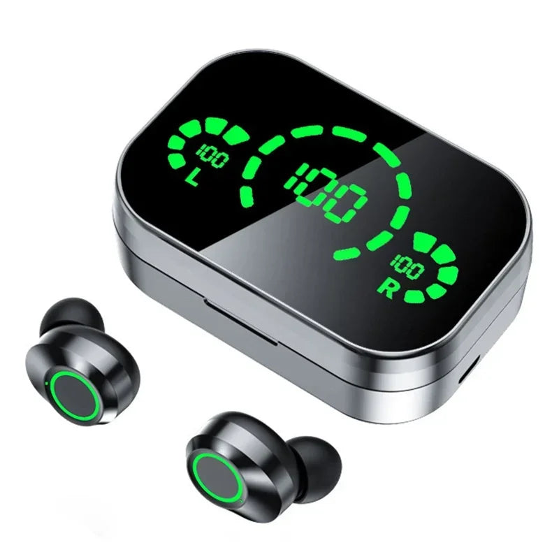 TWS YD03 Wireless Bluetooth Headset with Mic Earbuds Charger Box LED Fone Bluetooth Earphones Wireless Headphones