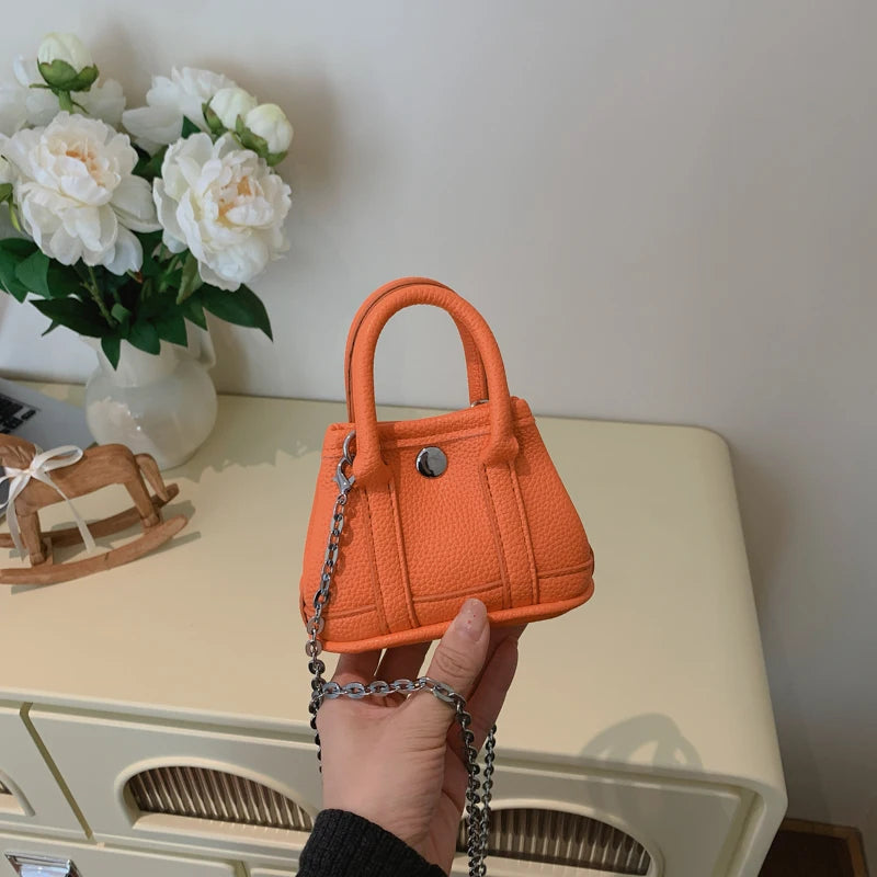 Super Mini Crossbody Bag Ladies Fashion Lipstick Bag 8 Colors Pu Leather Handbag Coin Purse Clothing Versatile Cross Body Bags