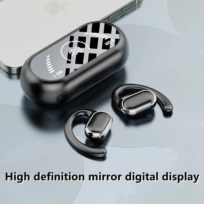 X91 X93 New Wireless Bluetooth Earphones with High Sound Quality Long Battery Life and Hanging Ear Digital Display Screen