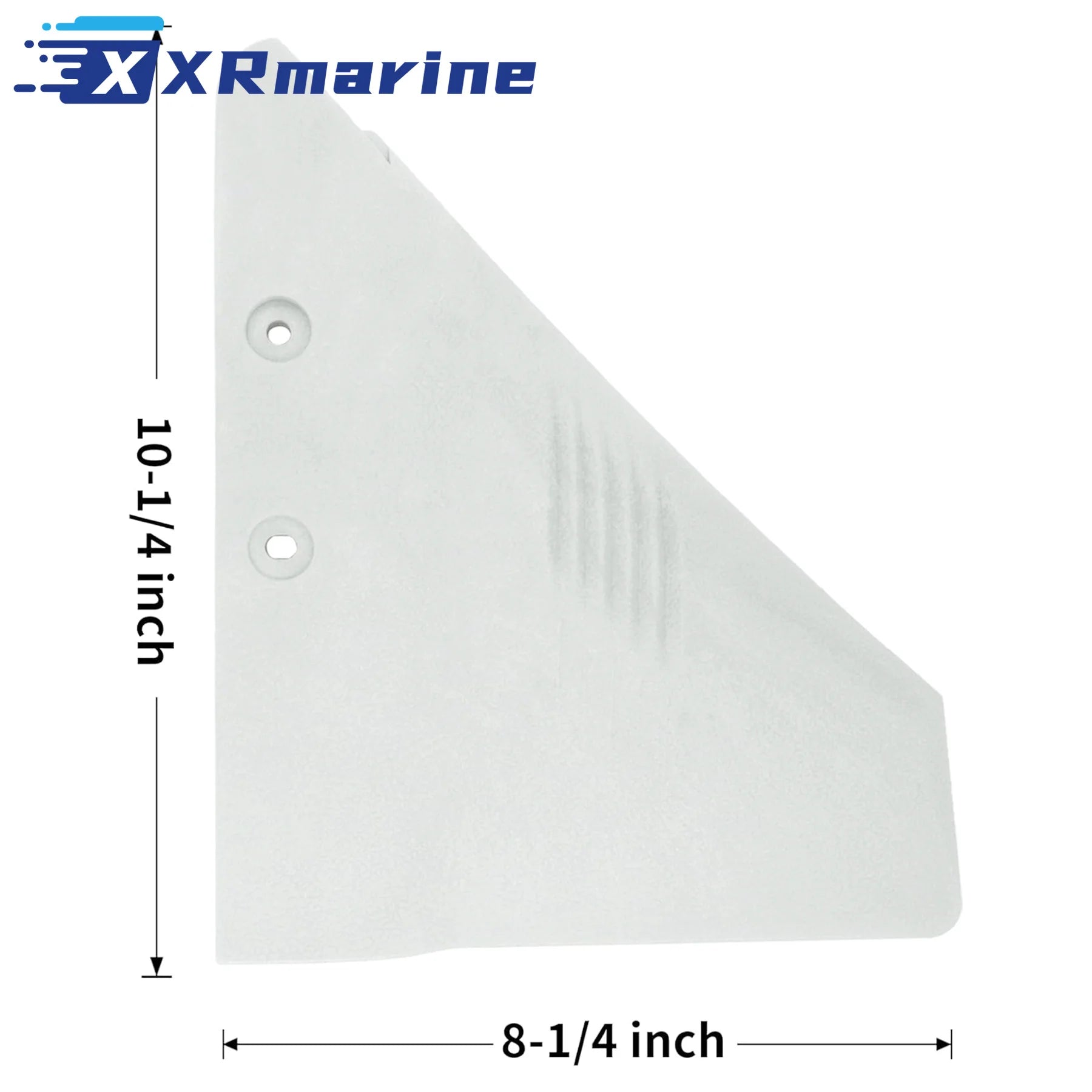 Universal White Boat Motor Hydrofoil Stabilizer For Marine Outboard Drive 5 to 150 HP and Stern Drive Motors