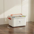 Large Capacity Medicine Box Portable Home First Aid Medical Kit Family Emergency Medicine Box with Multi-layer Drug Storage Case