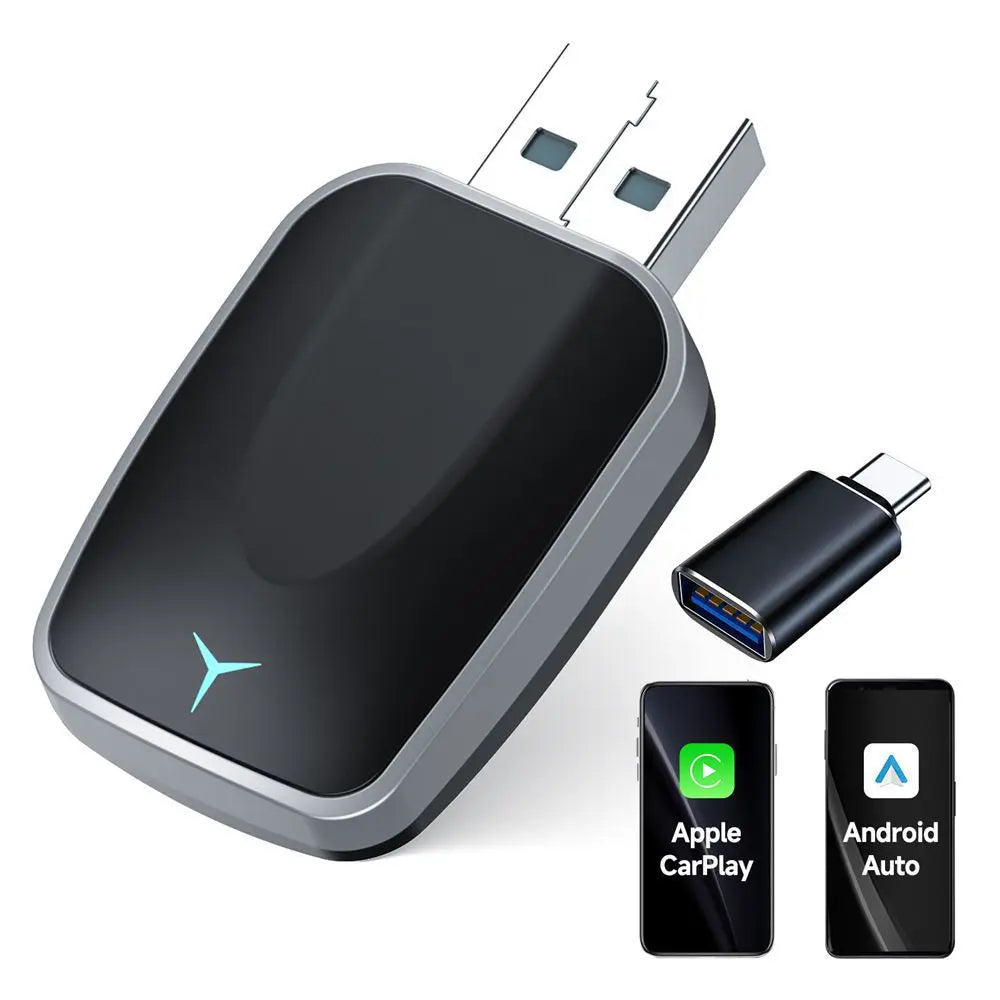 2026 CarPlay Android Auto Wireless Adapter Wired To Wireless Plug and Play Fast Connect Universal for Nissan Wireless Adapter
