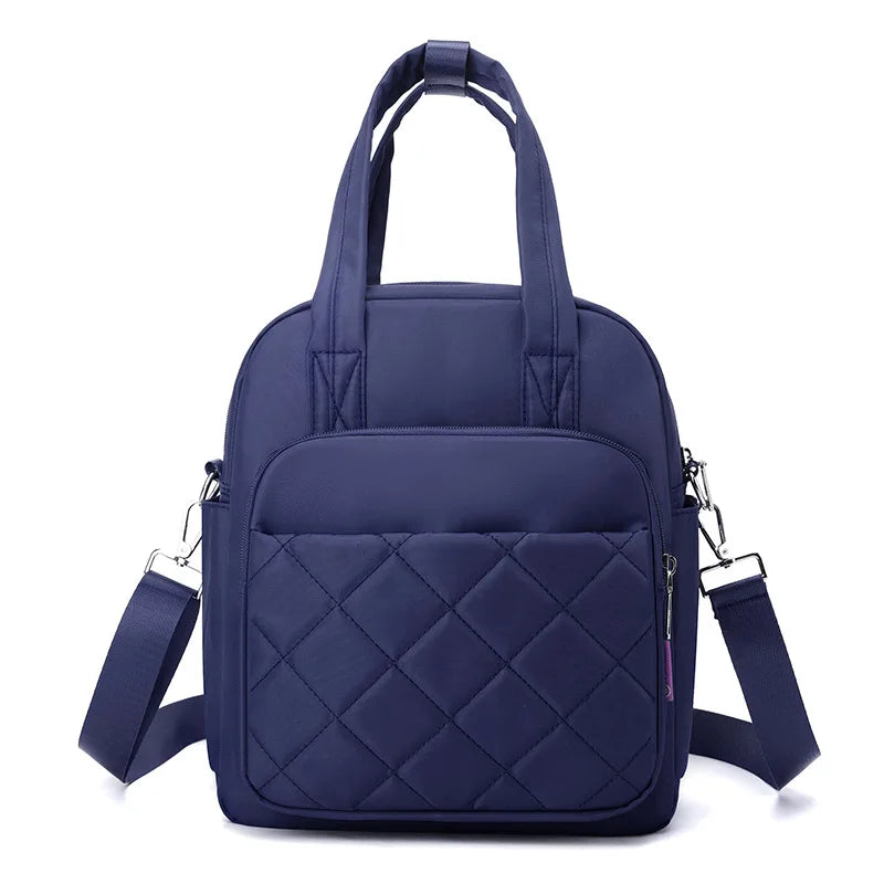 Women's Backpack Travel Casual Waterproof Women's Shoulder Bag Women's Large Capacity Rucksack Black Pocket Casual Mummy Bag