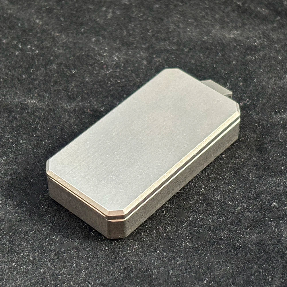 Mini Size Storage Box Portable Magnetic Push Box Titanium Alloy Outdoor Tool EDC
