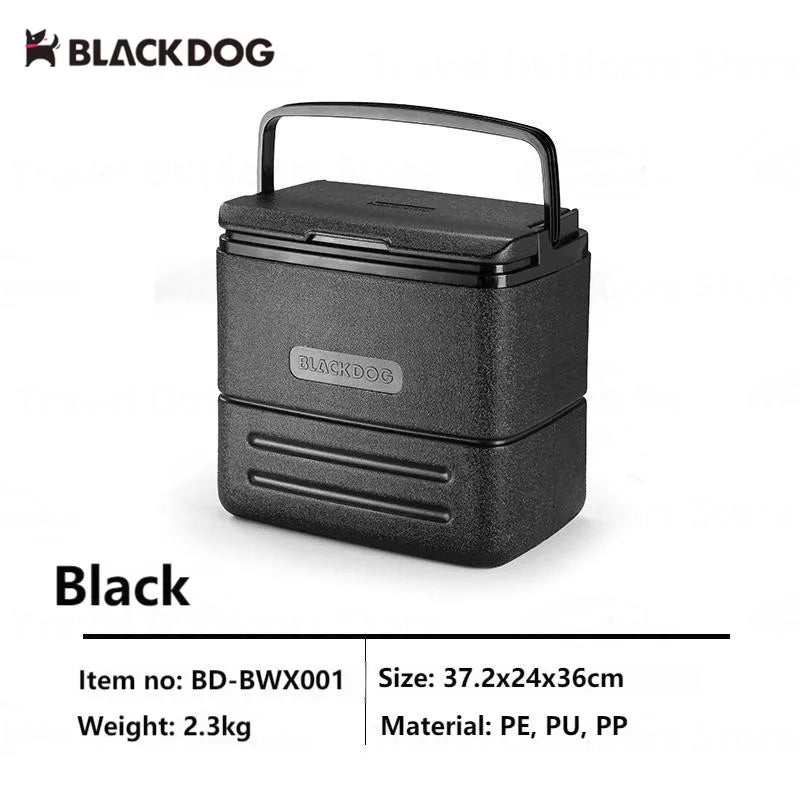 BLACKDOG Cooler Box 17L PP Ice Box 48h Keep Fresh Outdoor Travel  And Camping Food Beers Ice Bucket Fridge Fishing Box Storage