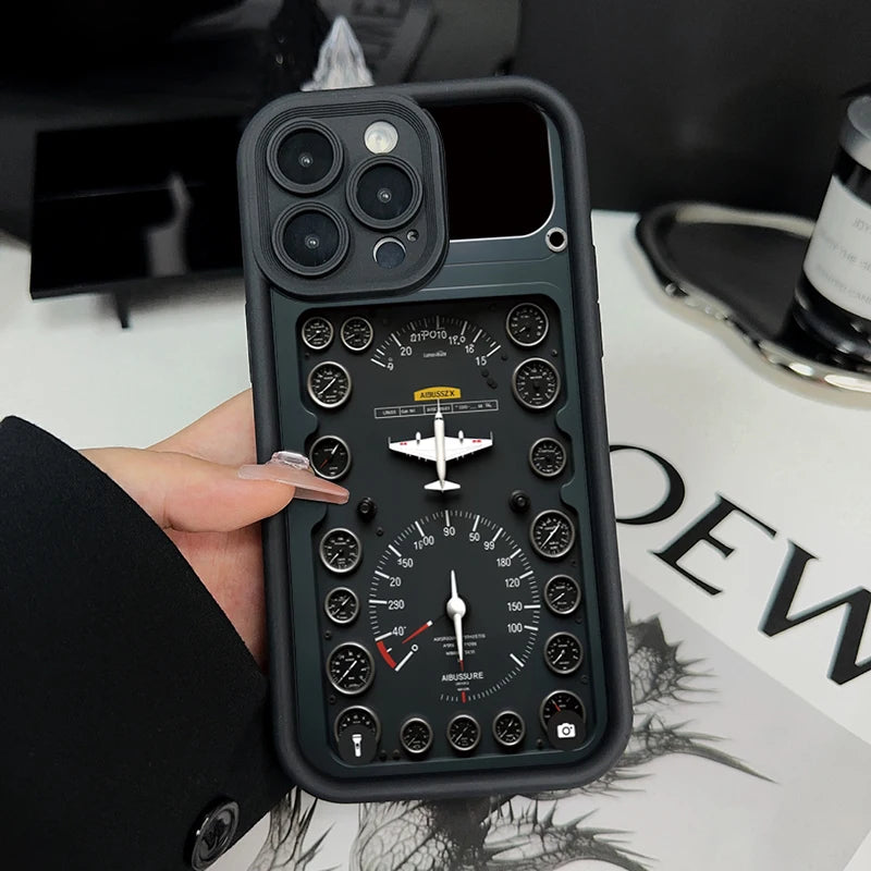 Inspired by Airplane Stylish Pattern Soft TPU Phone Case for iPhone 16 Pro Max 15 Plus 14 13 12 11 16E 17 Air X XR XS 8 7 Cover