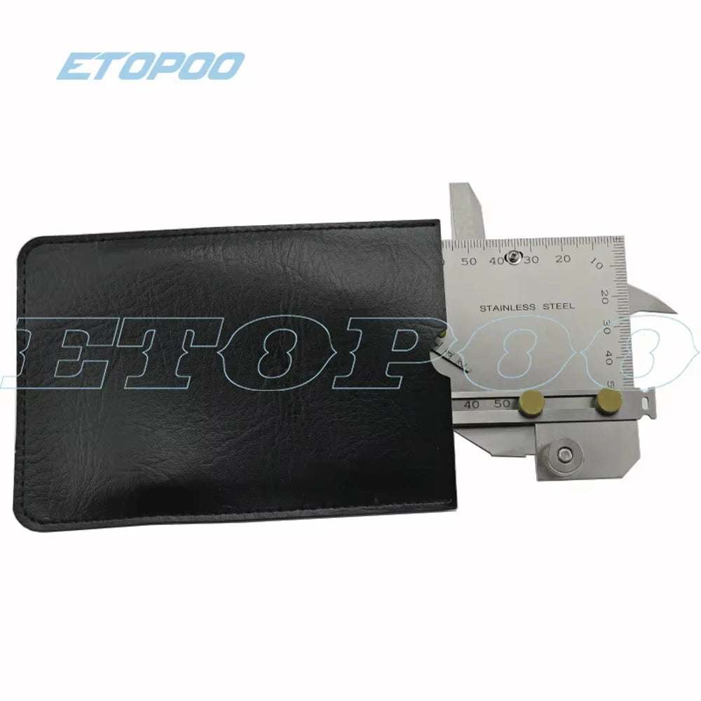 Welding Angle Gauge, WGU-8M Welding Seam Gauge Vernier Caliper Welding Inspection Tool, MG-8 Welding Angle Ruler