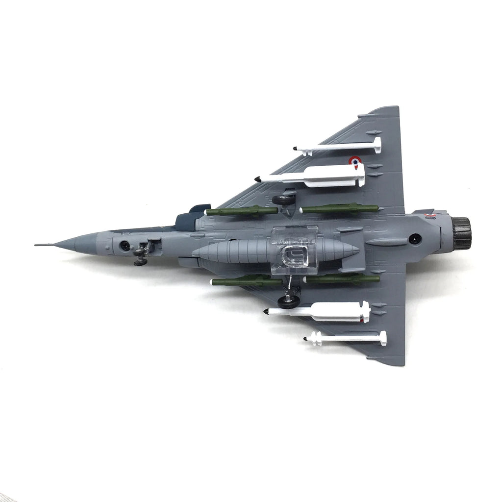 1:100 Scale Mirage 2000 France Fighter Model & Display Stand Collection Gift 2000 Alloy Model Plane Mini Decorative Home