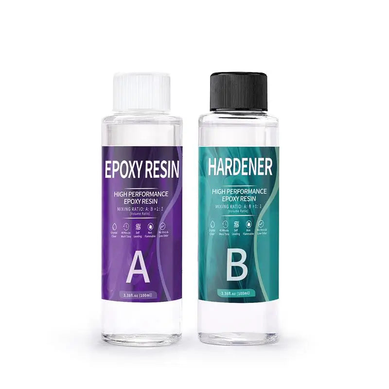 1:1 AB Resin Epoxy Glue High Adhesive Hardener Crystal Gel For DIY Resin Jewelry Making Accessory Gum Intarsia Adhesives Sealers