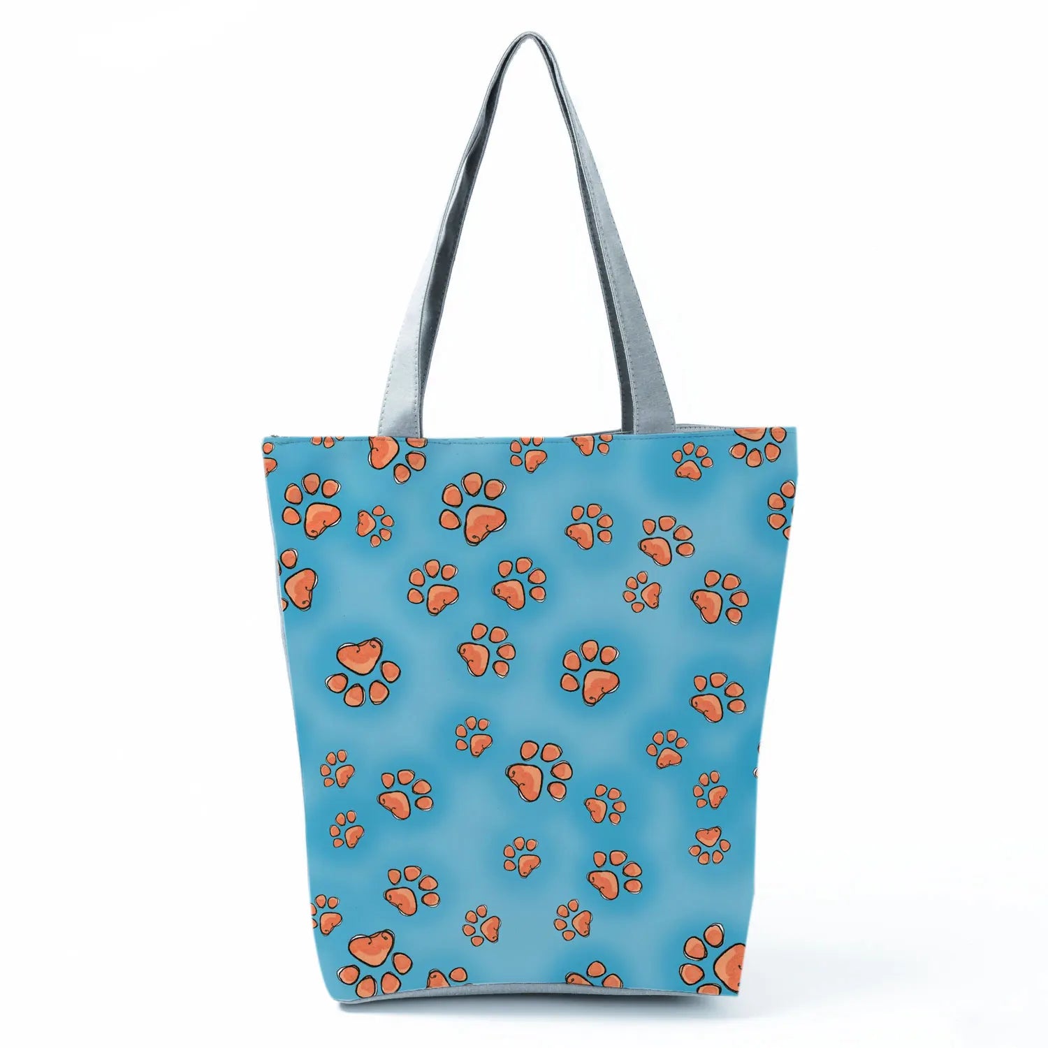 Fashion Dogs Paws Handbags Printed Love Dogs Shopping Bag Casual Women Shoulder Bag Summer Kawaii Female Tote Travel Beach Bag