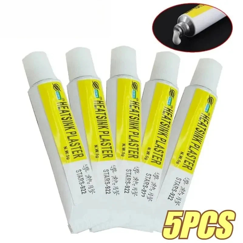 Thermal Paste Bond Adhesive Glue Shoes Strong Sole for Black Silicone Elbow Conductive 5g Plaster Viscous VGA RAM LED IC Pads