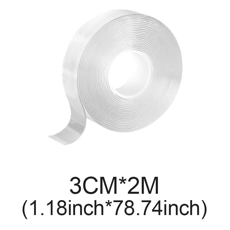 Adhesives Sealers Tape Super Strong Double-Sided Tape Reusable Traceless Waterproof , Adhesive Nano Sticker,Sink Tap Gel Sticker