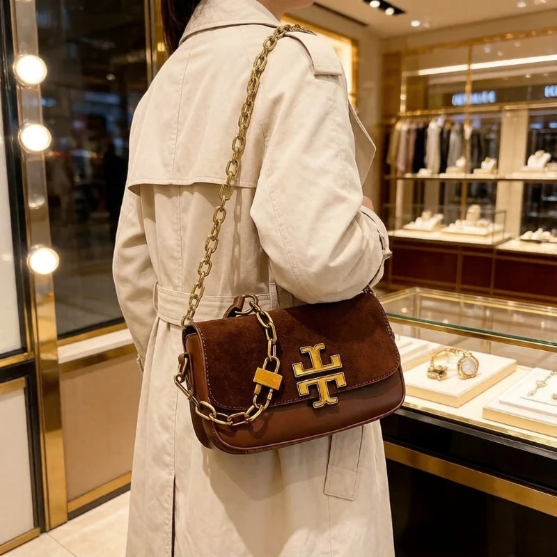 Elegant Party Diaper Bag Women's Leather Tote Luxury Crossbody Bag Vintage Minimalist Designer Large Capacity Stylish