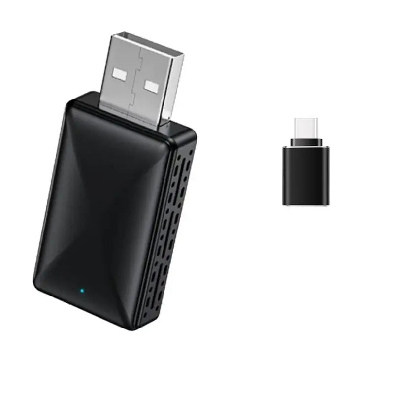 A21E-Car Wireless Carplay&Android Auto Box 2In1 Wired To Wireless Dongle Plug&Play Android AUTO Carplay Adapter Mini AI Box