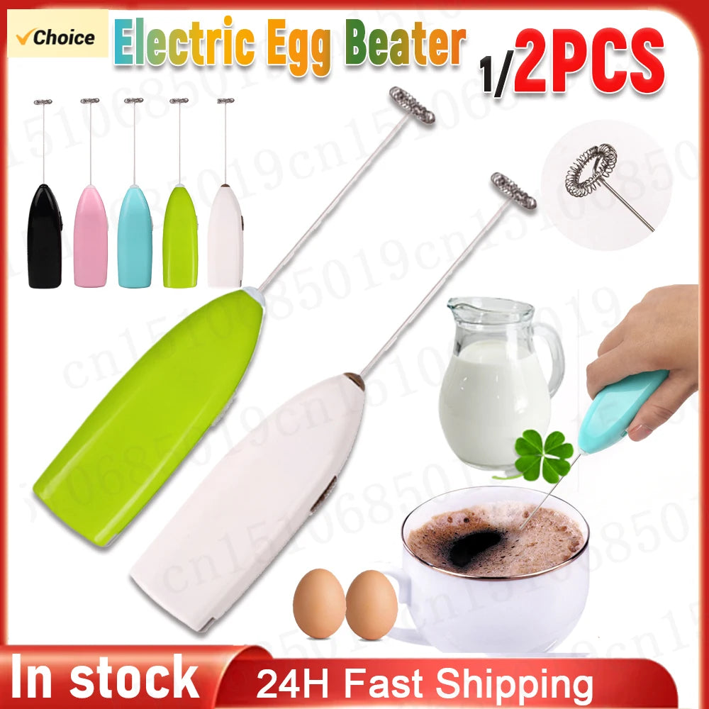 Wireless Milk Frothers Electric Handheld Blender Electrical Coffee Maker Whisk Mixer Battery Powered For Coffee Cappuccino Cream