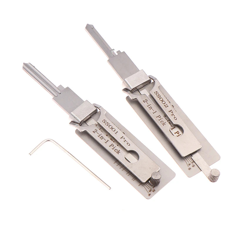 SS002 SS001 Key Decoder Stainless Steel Precision Tool O-ring Pickup Kit Hook Tool Pickup Hand Tool Maintenance Repair Kit