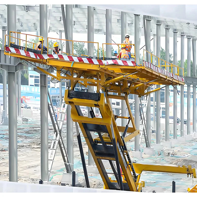 Self-walking Crawler Hydraulic Telescopic Jib Hoist High Altitude Color Steel Tile Lifter For Factory Construction Site Use