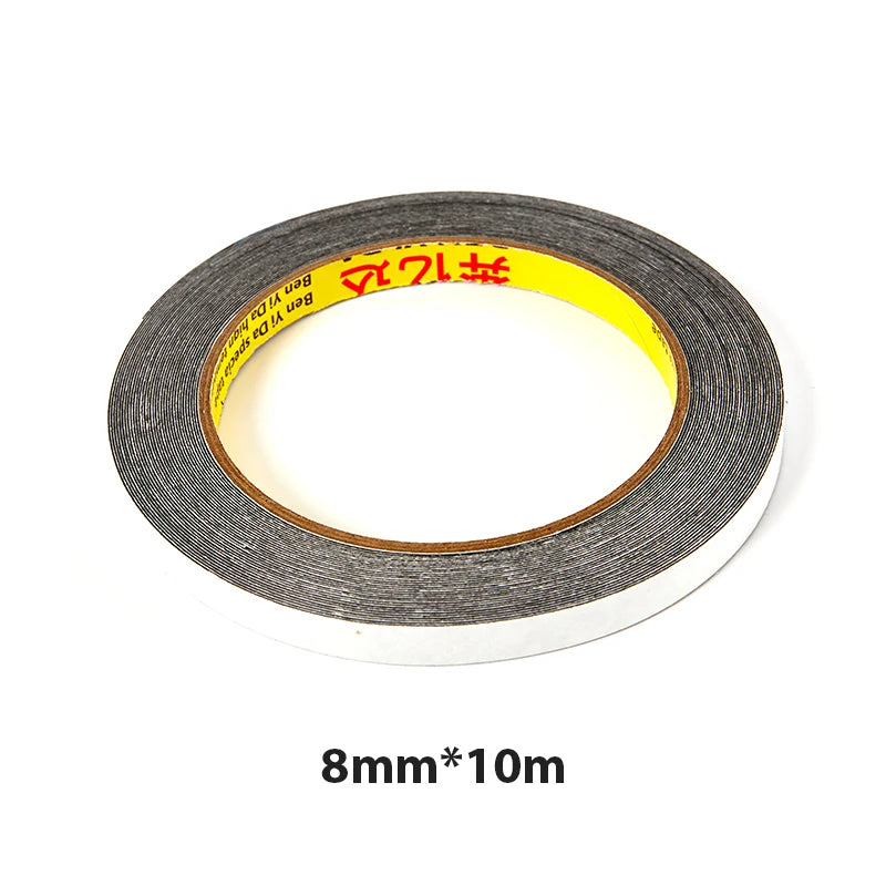 10m Thick 0.3mm Sticker Double Side Adhesive Tape Fix For Cellphone Touch Screen LCD Mobile Phone Repair Tape
