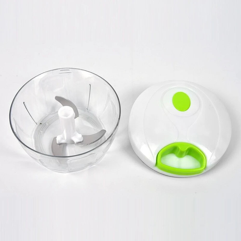 Hand Chopper Manual Rope Food Processor Silcer Shredder Salad Maker Garlic Onion Cutter Kitchen Tool Accessories ﻿
