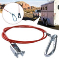 Stainless Steel Trailer Breakaway Rope Trailer Caravan Brake Away Breakaway Safety Cable Braked Hitch Accessories Parts