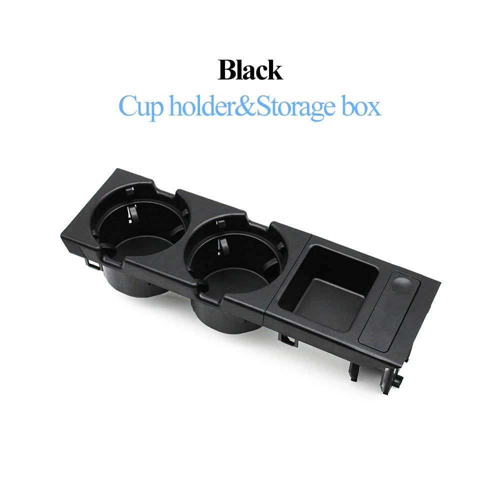Car Front Center Console Drink Water Cup Holder Storage Tray Box For BMW 3 Series E46 1998-2006 323i 318i 320i 51168217953