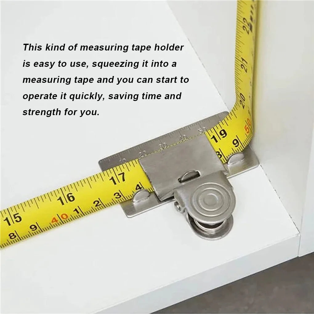 Mini Metal Measuring Tape Clip Holder Precise And Clear Measuring Tool Woodworking Measure Locate Fixed Clip Gauging Attachment