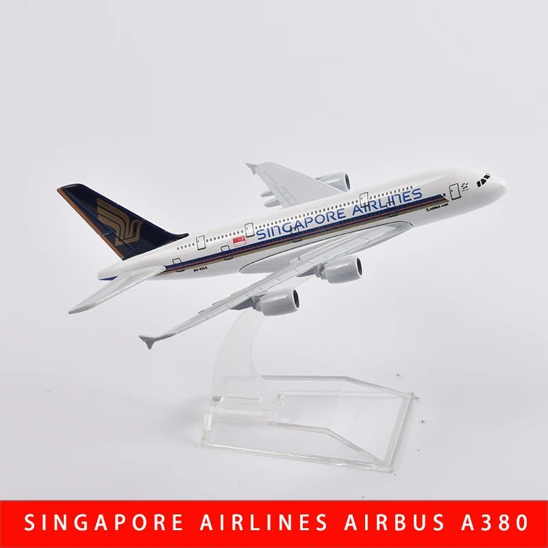 JASON TUTU 16cm Singapore Airlines Boeing B777 Airplane Model Airplane Diecast Metal 1/400 Scale Planes