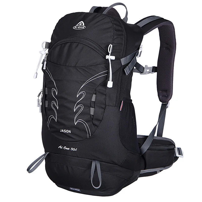 30L Hiking Backpack for Men Women Lightweight Travel Camping Backpacks with Rain Cover Trekking Climbing Bag