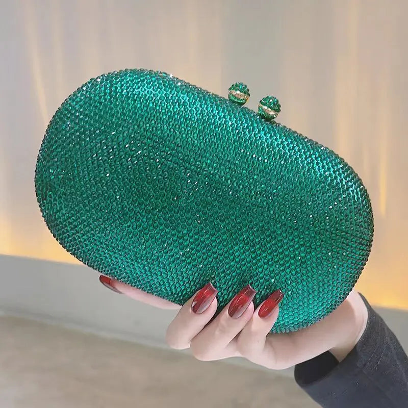 XMESSUN New Trend Diamonds Clutch Evening Bags,Luxury Faionable Jewelry Wedding Party Purses Women Chain Shoulder Crossbody Bag
