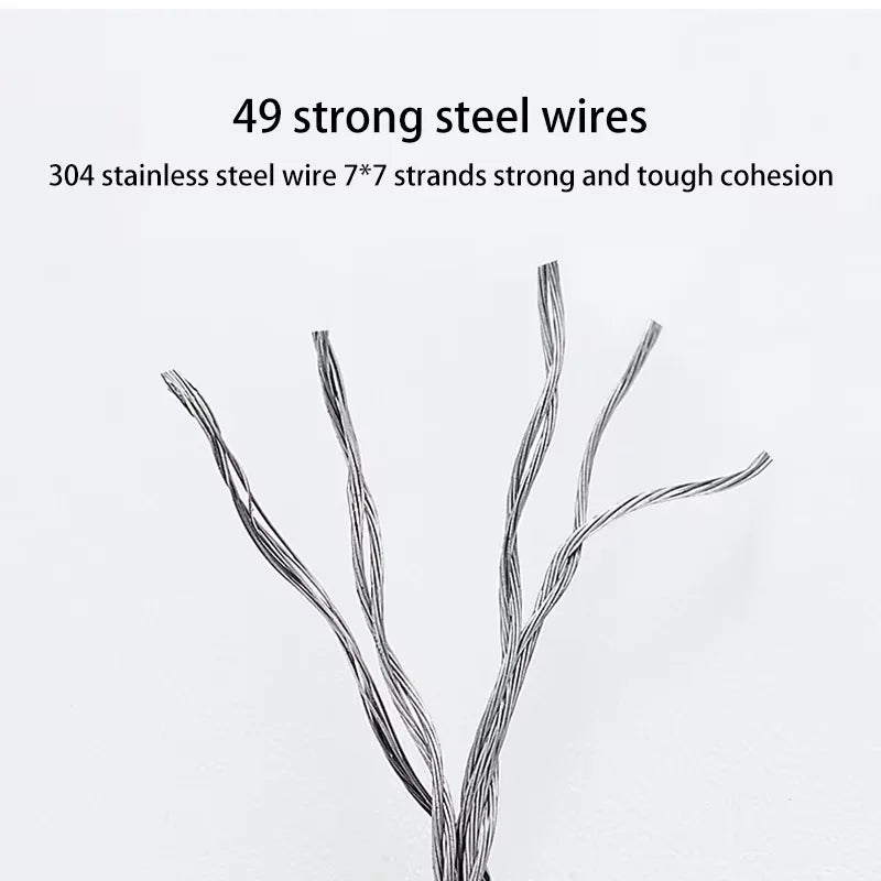 Invisible Clothesline Indoor Without Hole-Punching Shrinkage Wire Clothes Drying Artifact Bathroom Balcony Telescopic Hanging