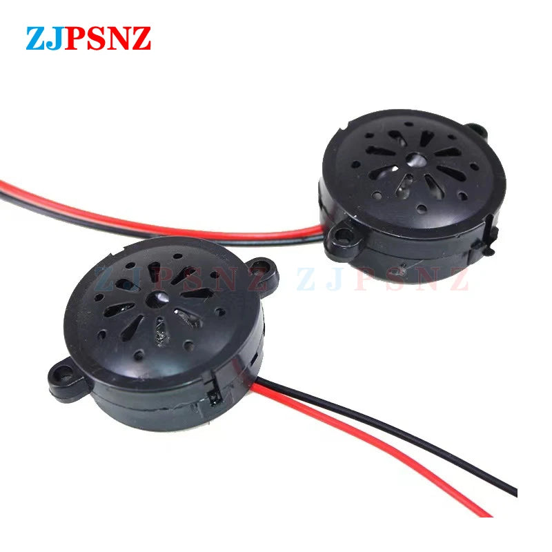 48V-60V 2Wires Ebike Motorcycle Electric Tricycle Accessories Horn Reversing Steering Anti-theft Electronic Horn Universal