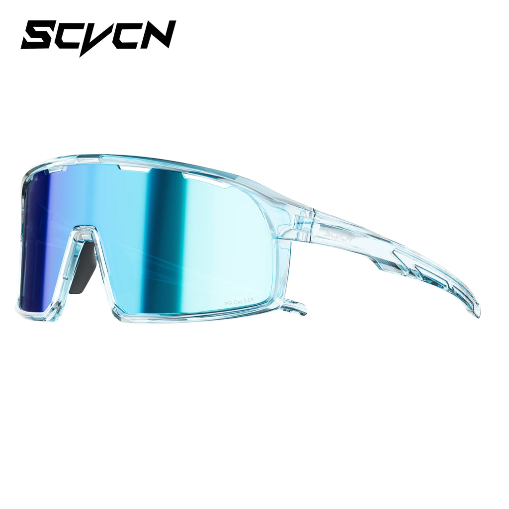 SCVCN UV400 HD Polarized Hiking Sunglasses Anti-Glare Lightweight Pickleball Sports Glasses Outdoor Cycling Fishing Sunglasses