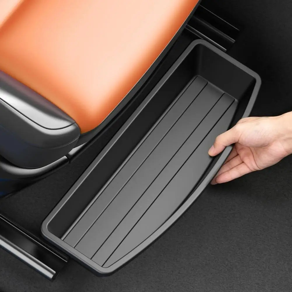 Universal Car Under Seat Storage Box Hidden Organizer Tray Eco Friendly Odorless Space Saving Interior Accessories
