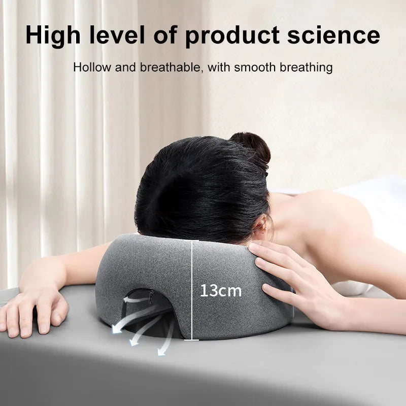 Face Down Pillows for Massage Bed Comfortable Breathable Breathing Pillow for Home Beauty Salon SPA Sleeping Memory Prone Pillow