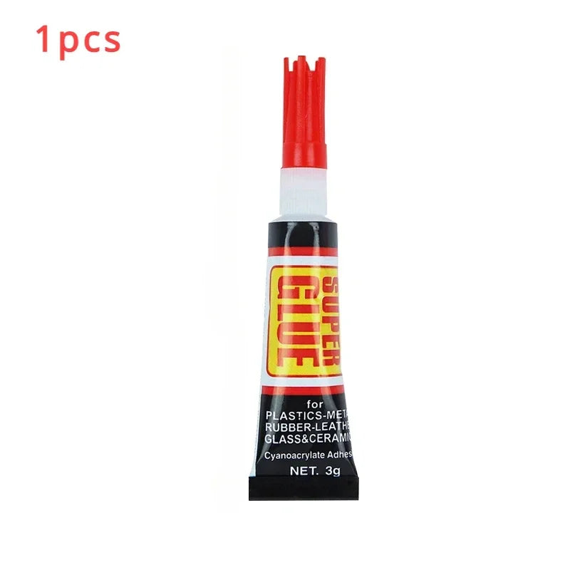 Liquids Transparent Epoxy Resin Super Strong Instant Glue Wood Rubber Metal Cyanoacrylate Adhesive Stationery Shop 502 1/3/6/12