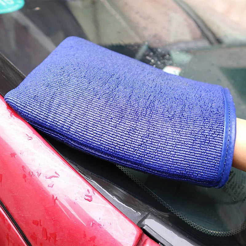 Clean Nanoscale Grinding Mud Washing Gloves Microfiber No Scratch Mitt Wash Decontamination Cloth for Car Polishing
