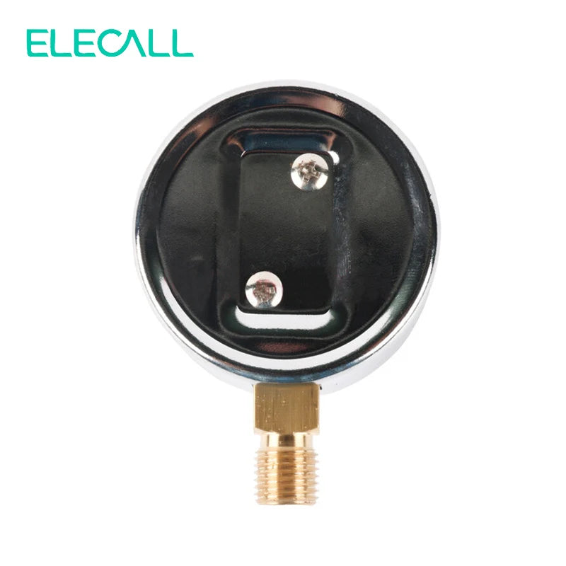 ELECALL YE-60 Air Diaphragm Pressure Gauge 0~6KPA  Phosphor Bronze Film Box Pressure Gauge Positive Pressure Meter