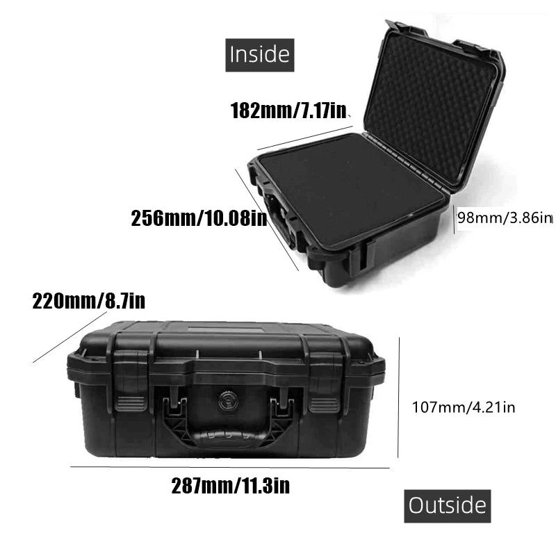 Tool Box ABS Plastic Equipment Case Toolbox for Mechanics Pelican Case Waterproof Hard Case Suitcase Tools Storage Box