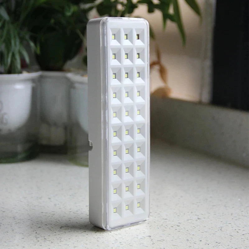 30LED Emergency Evacuation Light Fire Fighting Lamp Wall-mounted Smart Home LED Bulb Dimmable Power Failure Emergency Lighting
