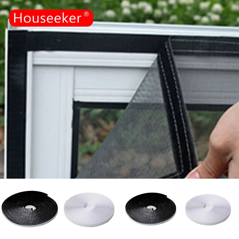 Mosquito Window Net Self Adhesive Tape Kitchen Window Home Protector Netting Sticker Indoor Anti Insect Fly Screen Curtain Tape