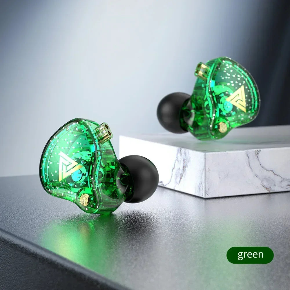 Original QKZ AK6 PRO headset HiFi fever bass in-ear wired mobile phone computer headset monitor with microphone