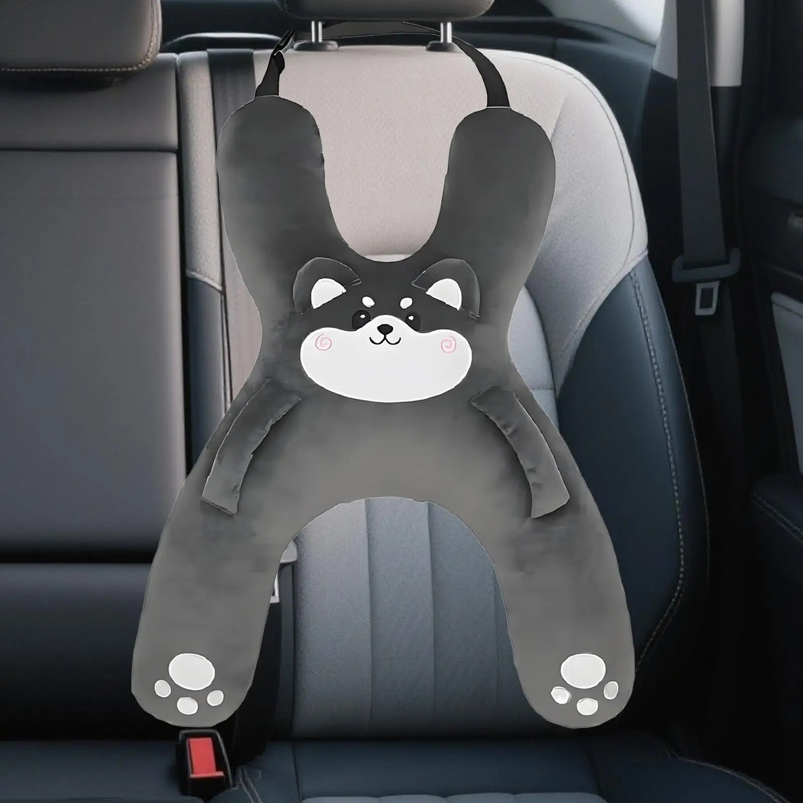 Car Children's Pillow Comfortable And Breathable Car Pillow Waist Child Cute Cartoon Support Headrest Sleeping Car-Mounted