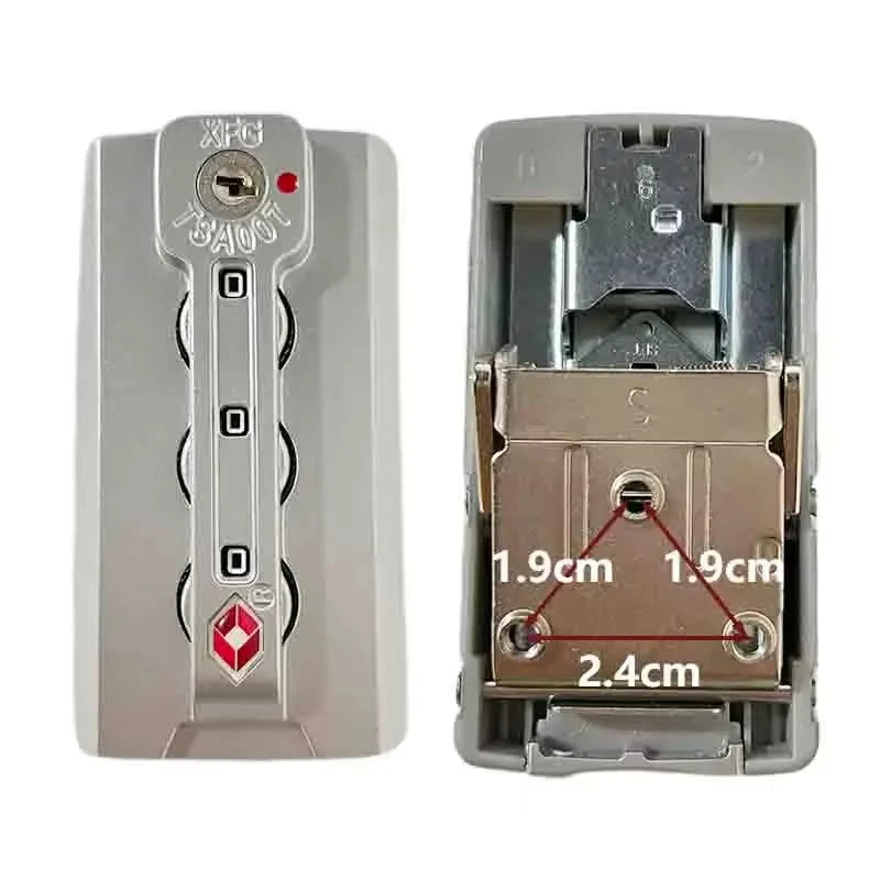 XFG TSA007 Combination Padlock For Travel Luggage Suitcase Code Lock Password Lock Fixed Anti-Theft